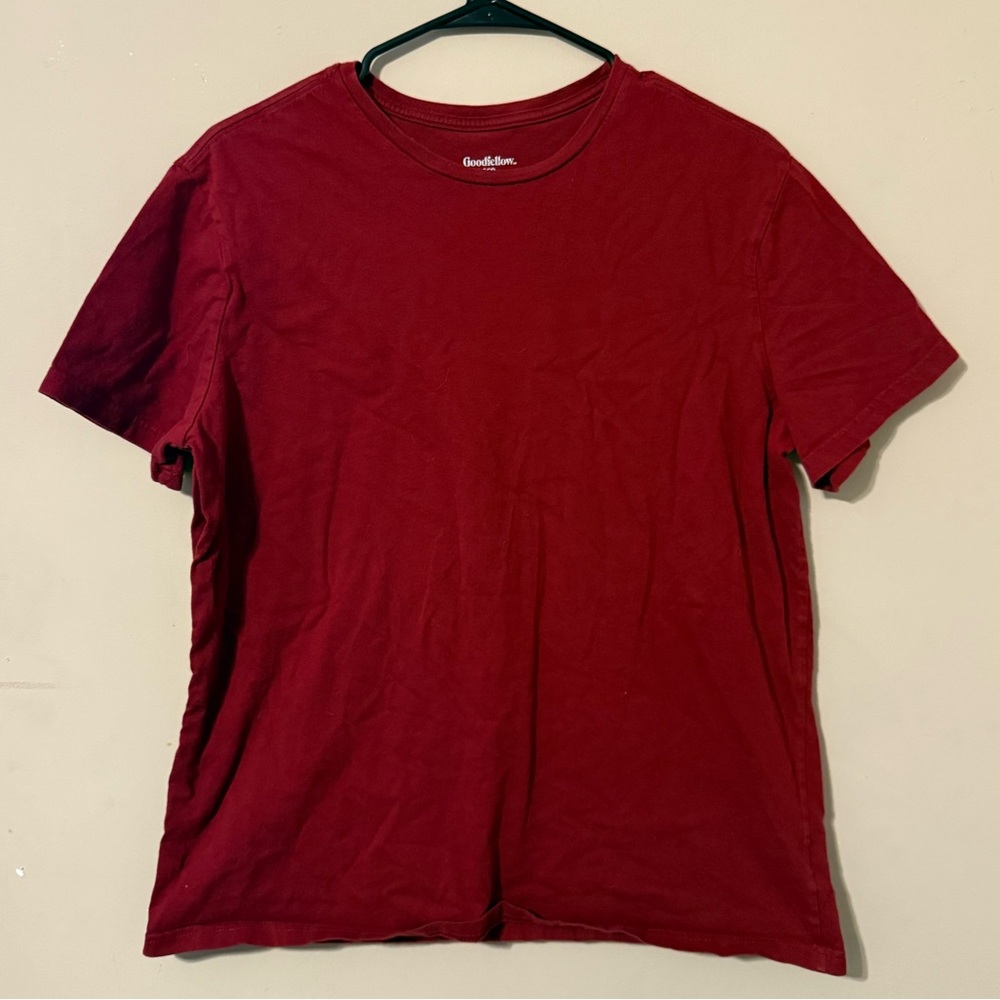 Goodfellow & Co Men’s Rich Red Short Sleeve Tee